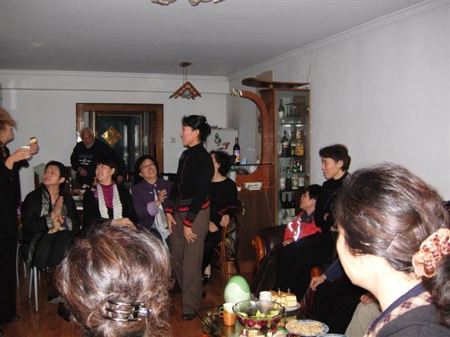 五中女排聚会 师生聚会